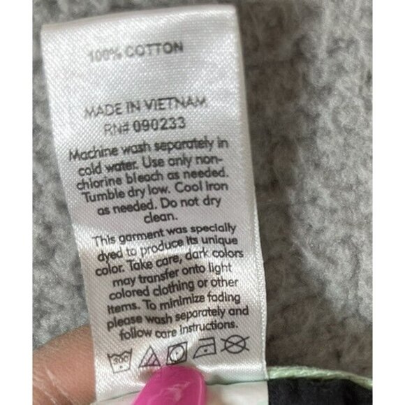 PacSun Jean Shorts Womens Sz 27 Pink Gray Tie Dye High Rise Festival Cut Off - Picture 11 of 12